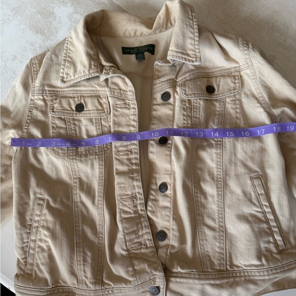 Vintage Polo Ralph Lauren tan denim jacket - Picture 6 of 6
